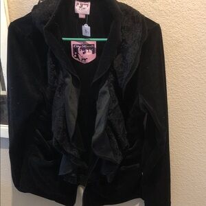 Black Velvet Blazer